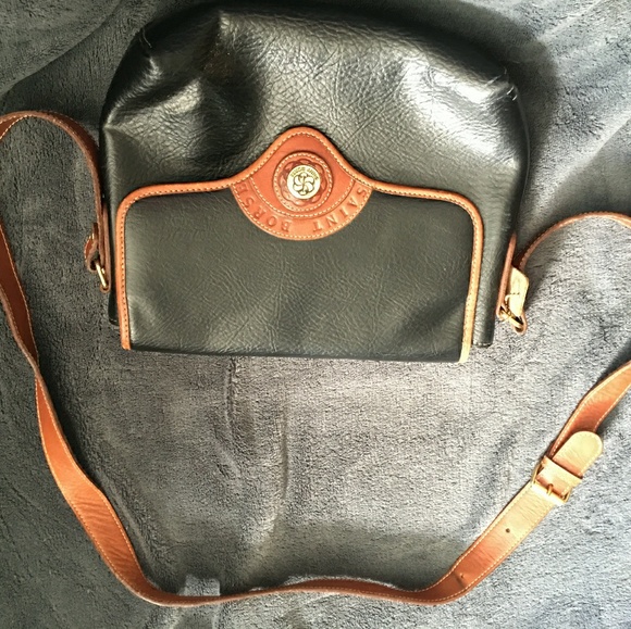 Medieval leather bag with embossed pattern